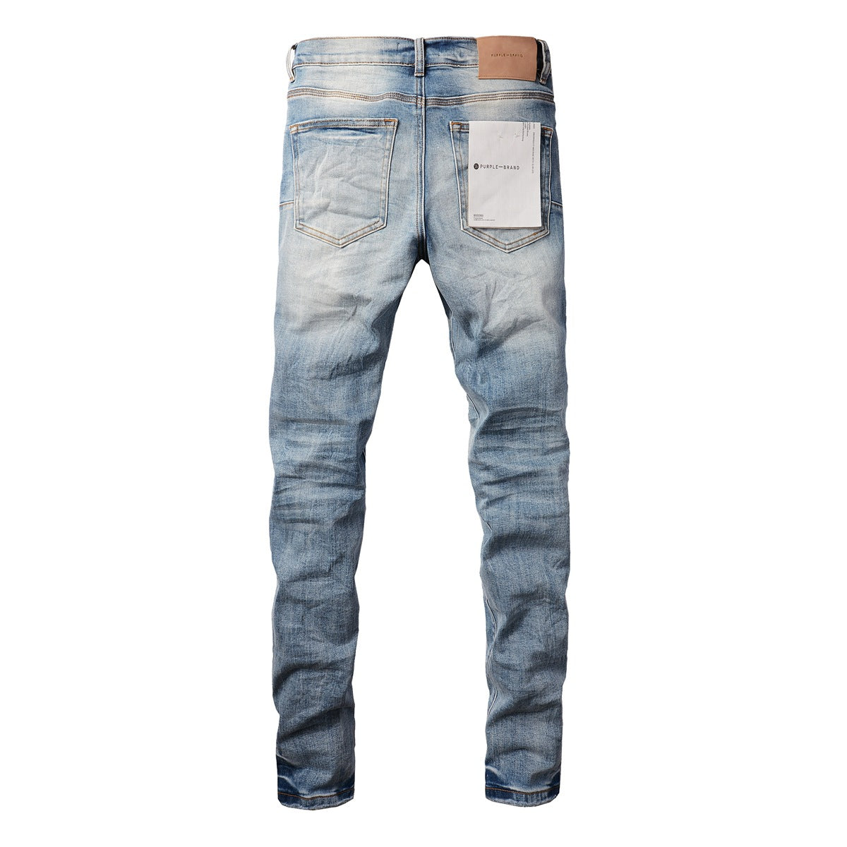Bruce - American High Street Blue Patch-Jeans